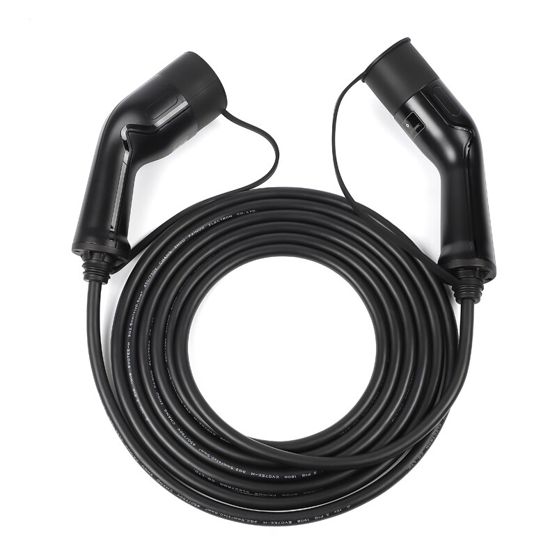  Cable Cargador Auto  7 mts Type 2 to type 2, Monof sico phase 32 A con conectores